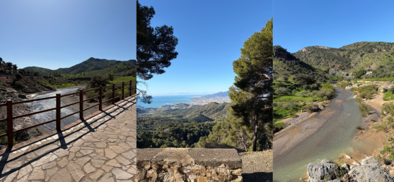 Amazing cycling view costa del sol